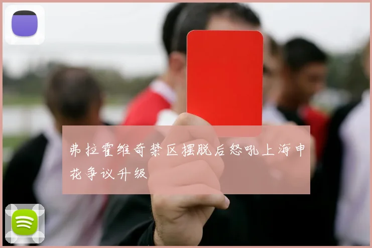 弗拉霍维奇禁区摆脱后怒吼上海申花争议升级